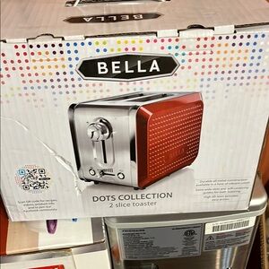 Bella Dots Collection Red Toaster